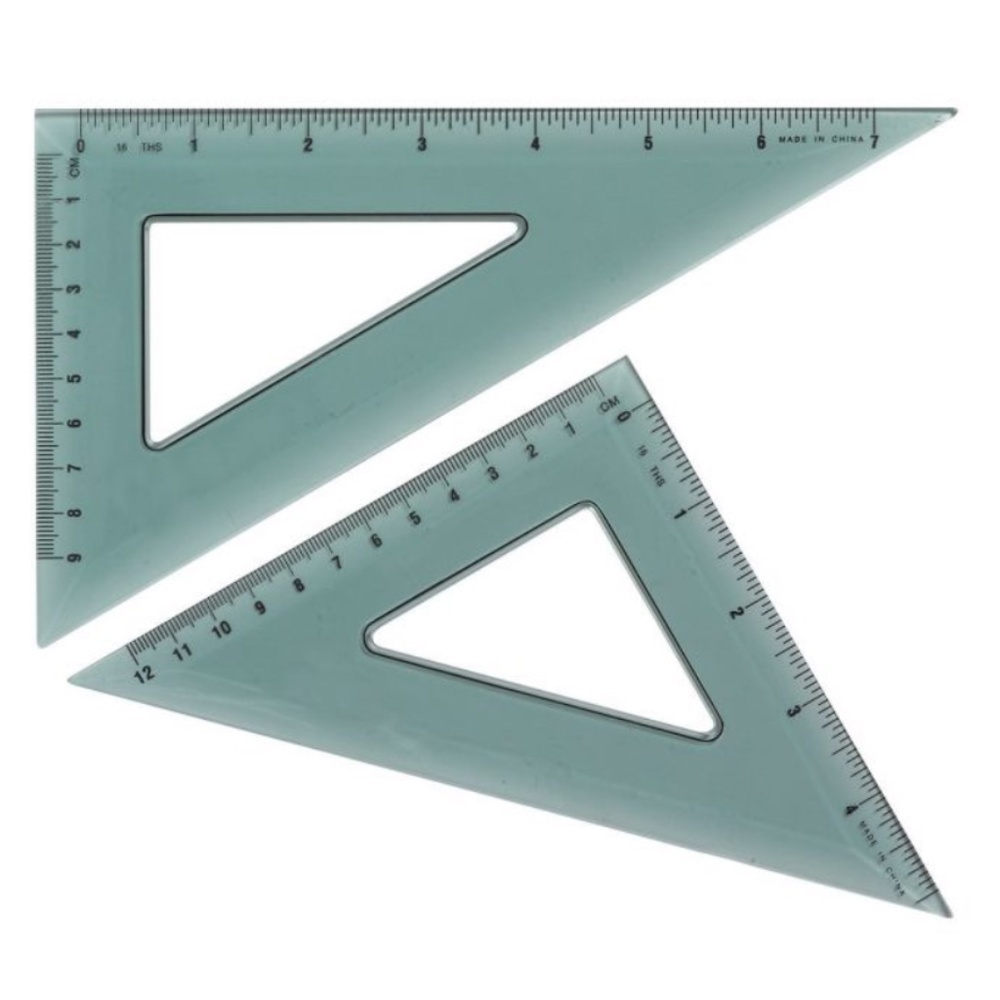 New Westcott Triangular Scale 2 Package Triangle Set